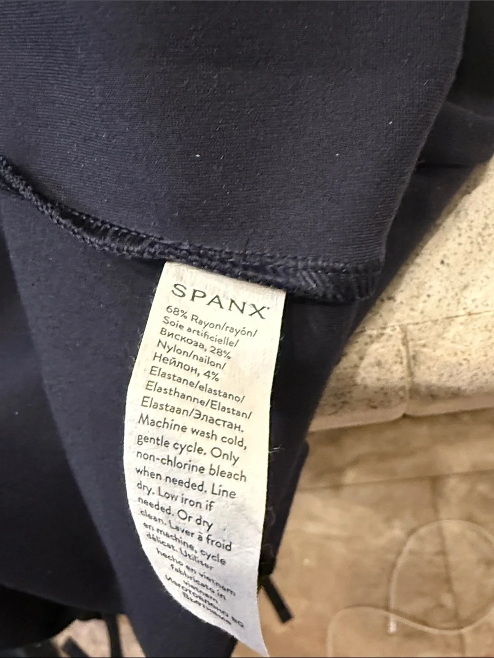 Spanx Navy Sheath Dress - Women's Tailored Dress size medium - Picture 6 of 6